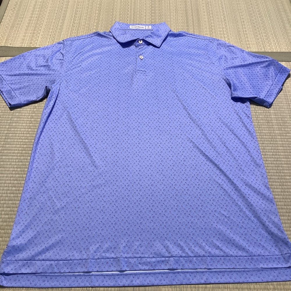 Peter Millar Featherweight UPF 50+ Squid Pro Quo Polo Golf Shirt Men’s Medium